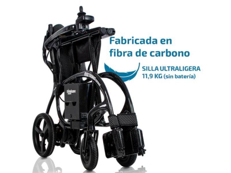 ortopedia-online-Silla de ruedas electrica plegable Martinika Carbon 1 Mejores sillas de ruedas eléctricas 2026: Comparativa y consejos