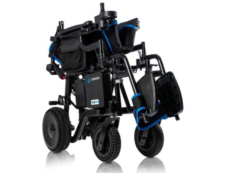 ortopedia-online-Silla de ruedas electrica plegable con motor acompanante iTrion 2 Mejores sillas de ruedas eléctricas 2026: Comparativa y consejos