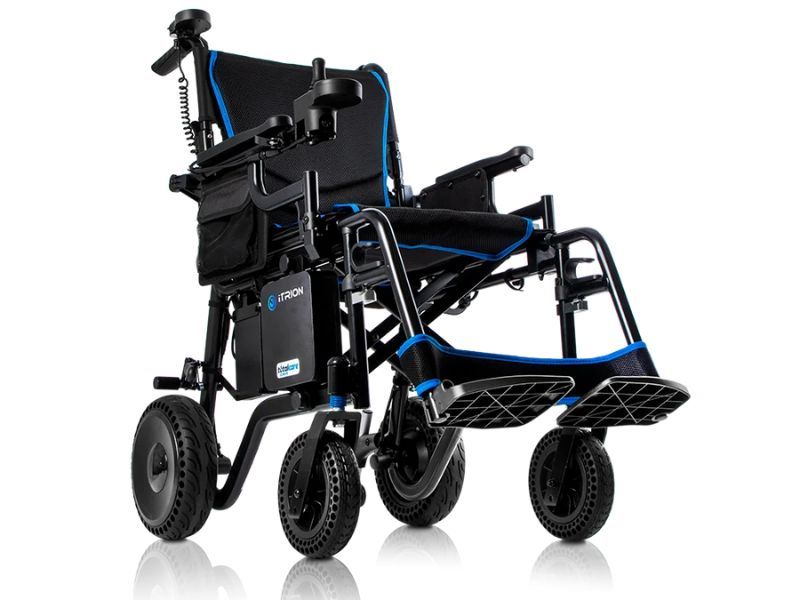 ortopedia-online-Silla de ruedas electrica plegable con motor acompanante iTrion Mejores sillas de ruedas eléctricas 2026: Comparativa y consejos