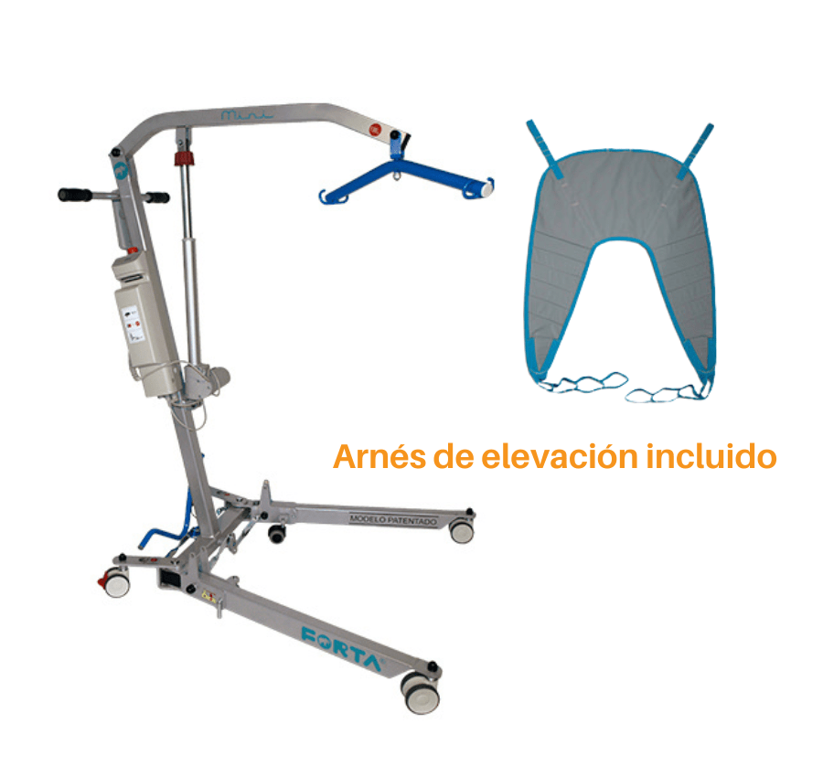 Grúa de elevación mini con arnés de elevación incluido