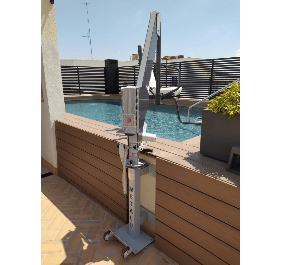 Elevador de batería para piscina METALU 3800 Elevador de batería para piscina METALU 3800