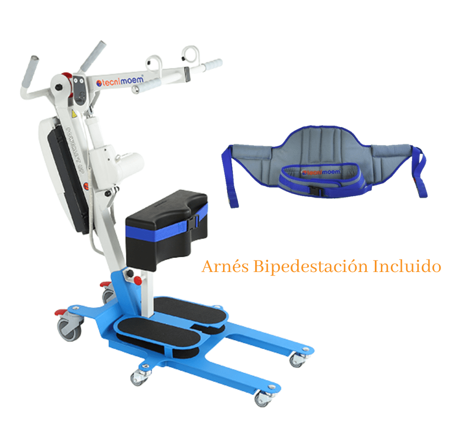 Grúa POWERLIFT UP 2 + arnés bipedestación incluido