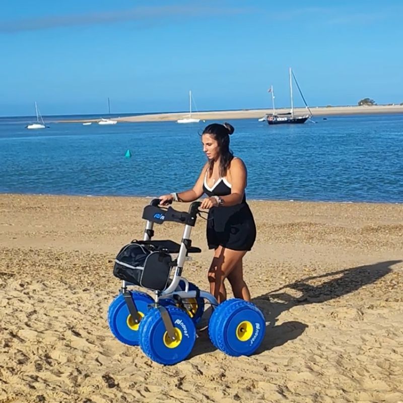 silla-playa-infantil ortopedia-online-silla playa infantil Andador con ruedas BEACH XL