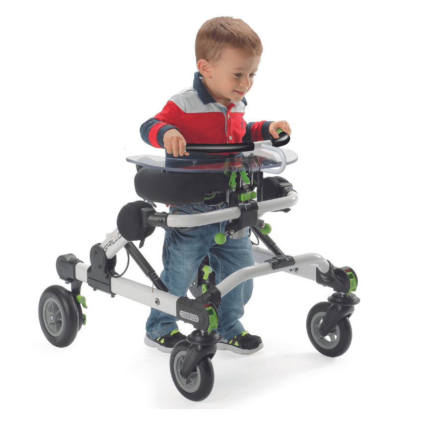 Andador y rehabilitador GRILLO delantero – Mini, PTM