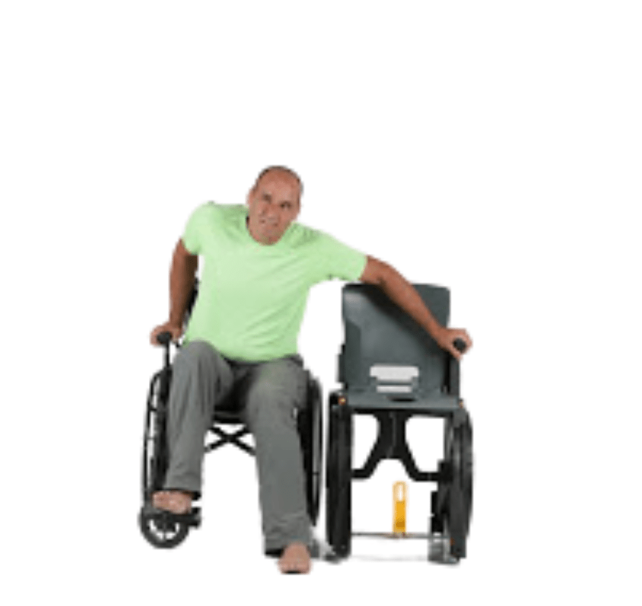 Silla de ducha plegable WHEELABLE