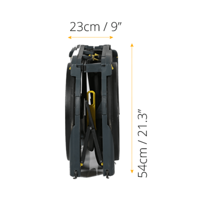 Silla de ducha plegable WHEELABLE