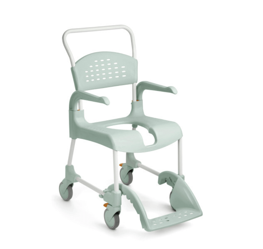 Silla de ducha y WC CLEAN con apertura delantera
