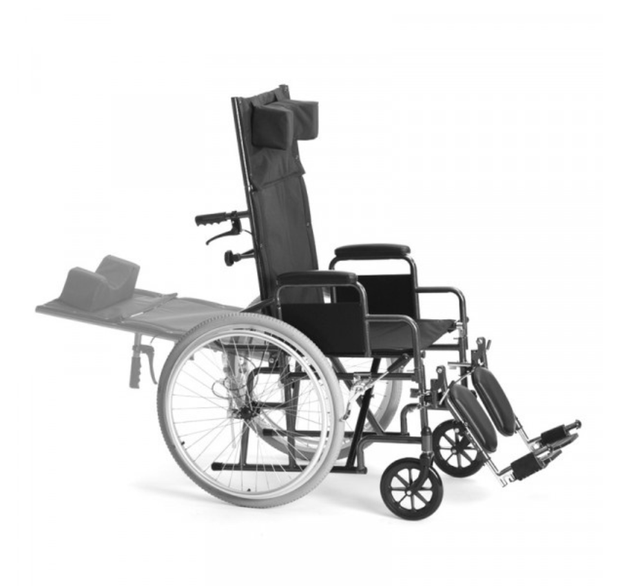 ortopedia-online-Silla reclinable de acero 1 APOLO R - Silla de ruedas reclinable