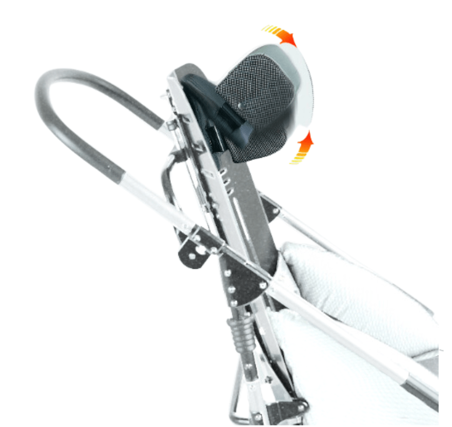 Cabezal ajustable soporte parietal y occipital (Buggy NOVUS)