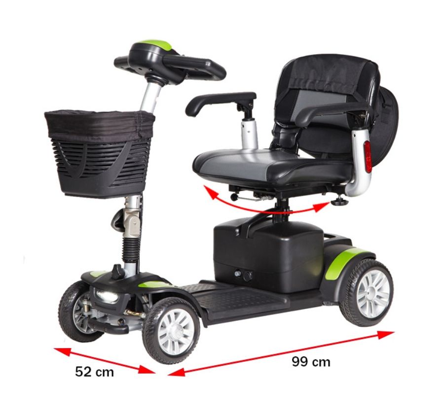 ortopedia-online-scooter eclipse desmontable ECLIPSE 21 Ah - Scooter eléctrico desmontable