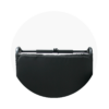 Silla de ruedas manual bariátrica Karman KM-BT10 plegada barra empuje