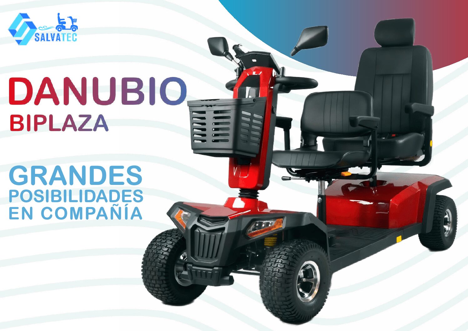 scooter-movilidad-salvatec-danubio-biplaza ortopedia-online-scooter movilidad salvatec danubio biplaza pdf Scooter eléctrico Danubio Biplaza