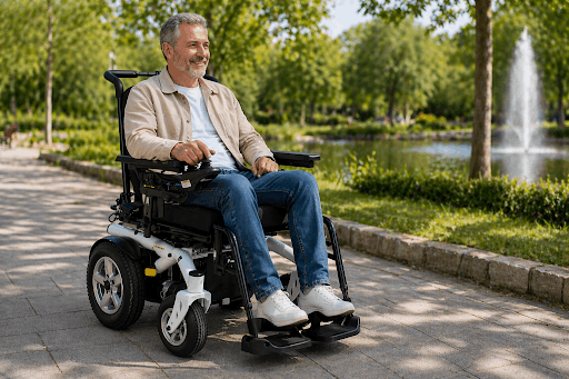 silla de ruedas eléctrica