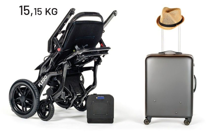 ortopedia-online-silla de rueda electrica plegable plego ligera litio folding light electric wheelchair tiendaortopedica2 Plego Carbon Silla Plegable de Vermeiren