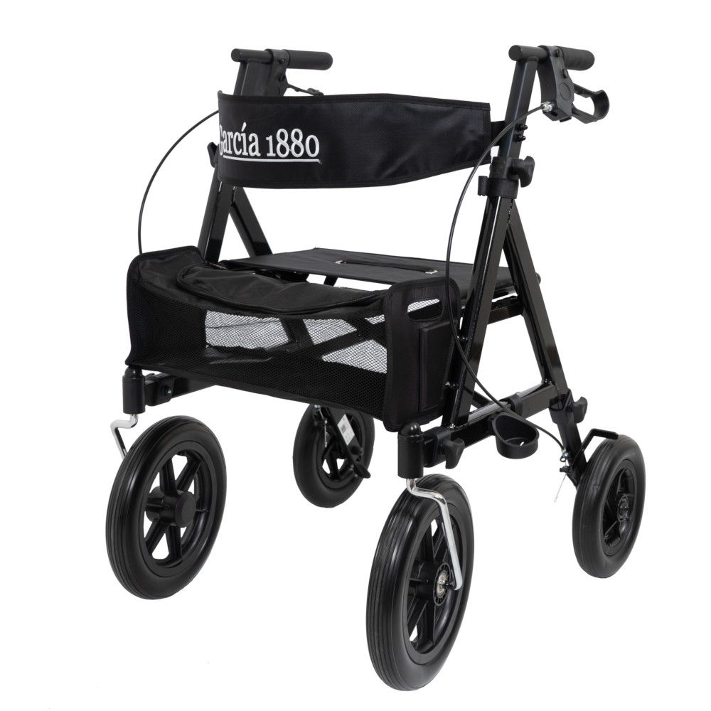 300 ortopedia-online-300 Rollator aluminio plegable ruedas de 300 mm