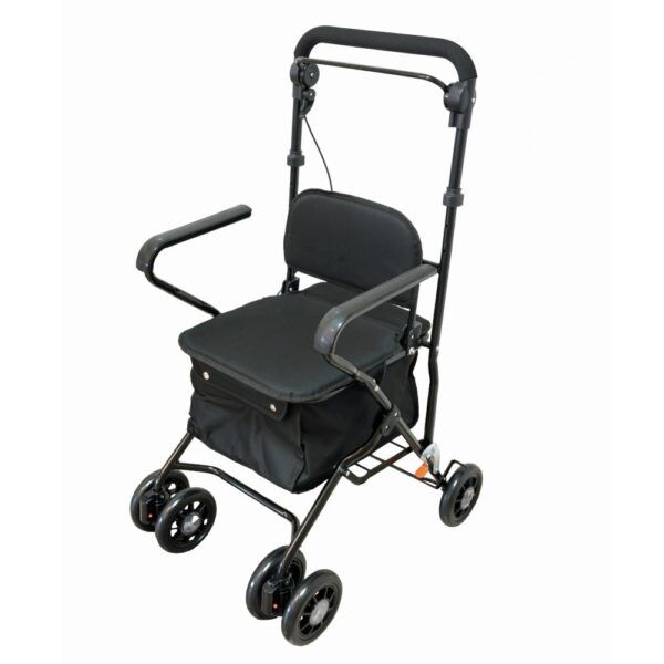Rollator shopping negro