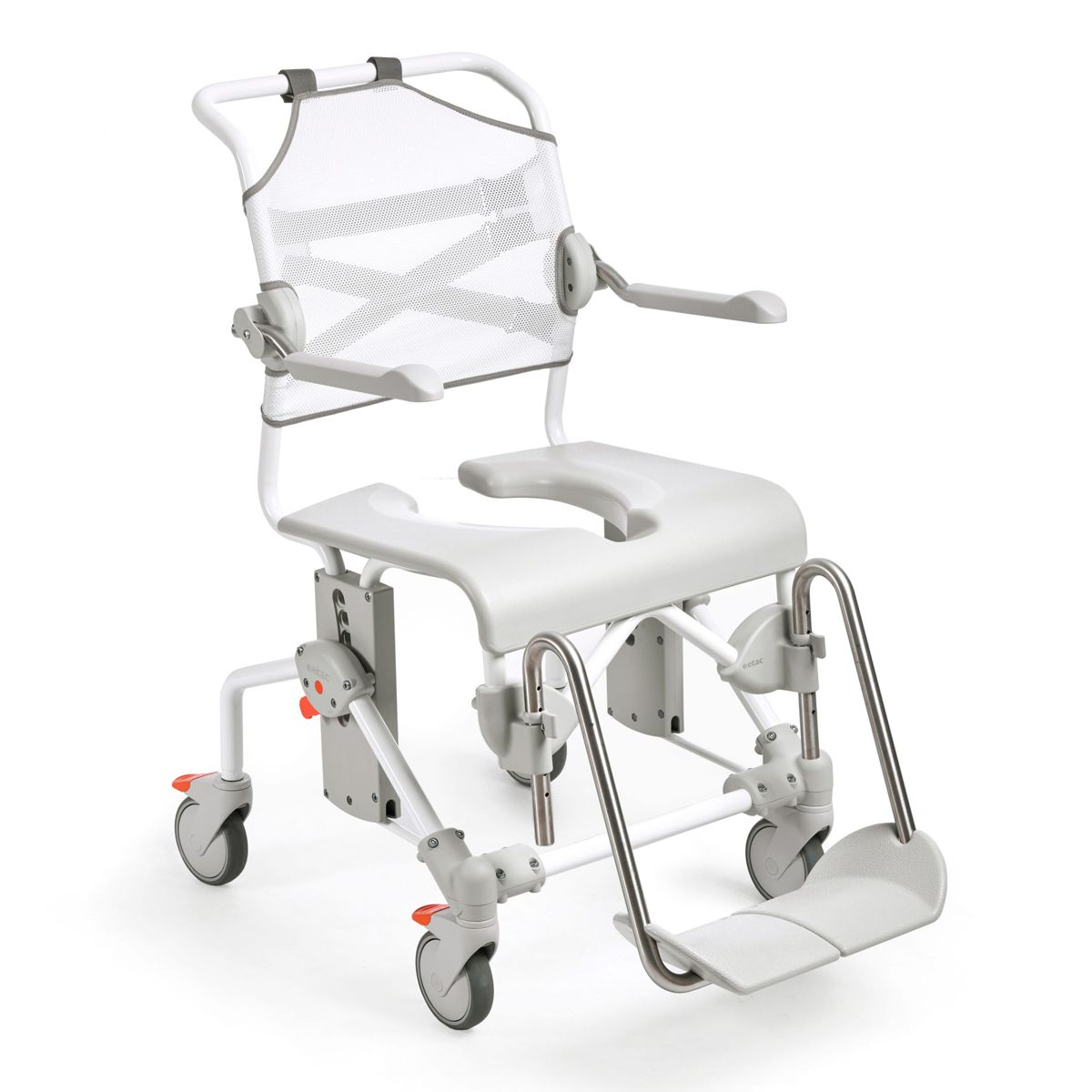 Silla de ducha y WC con ruedas Mobil 2 | Regulable en altura - Imagen 1